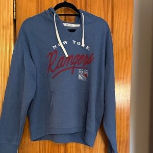 New York Rangers Blue Pullover Hoodie
